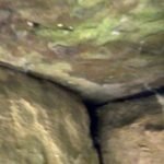 Stone seam of dolmen in Pshada village