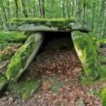 Каменные стены дольмен Цыганково мох