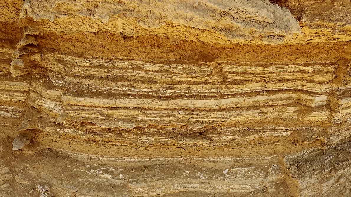 Каменная поверхность с круглыми отметинами Израиля