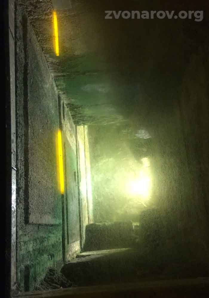 Длинная линия мегалитов в туннеле Израиль